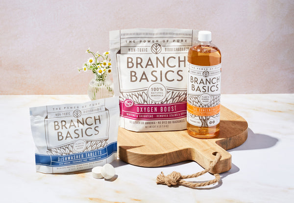 Branch Basics products are among the best frangrance-free cleaning products and alternatives