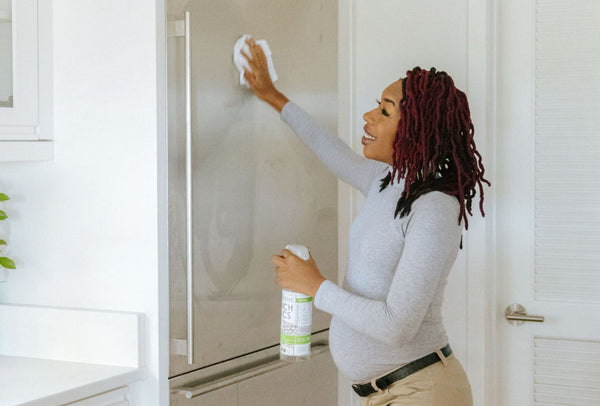 Use Branch Basics and other products to clean stainless steel naturally