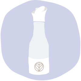 Illustration of 24 fluid ounce All Purpose bottle.