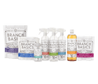 The Ultimate Starter Kit featuring refillable Plastic bottles, displayed against a transparent background.