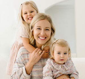 Founder Allison Evans with her children