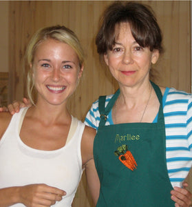Founders Allison and Marilee cooking