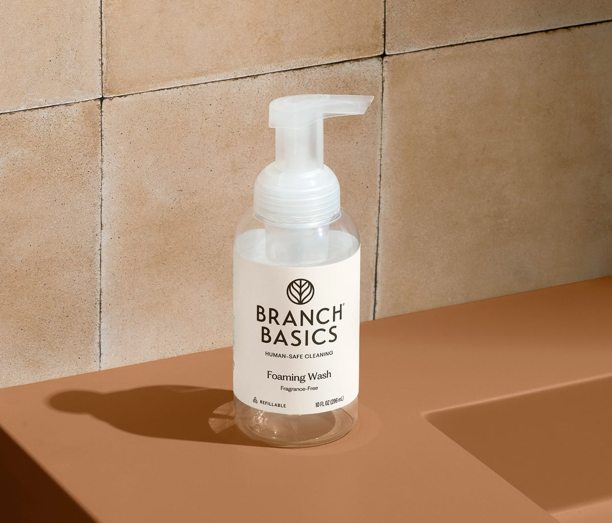 Foaming Wash Bottle (Single / Plastic / Clear)- View 1
