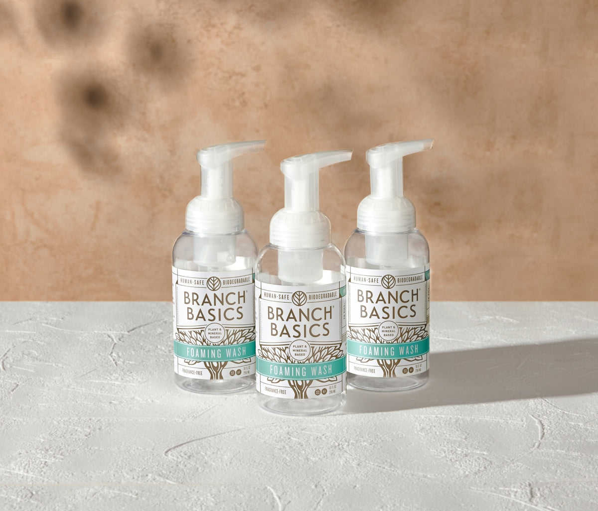 Foaming Wash Bottle (3 Pack / Plastic / Clear)- View 1
