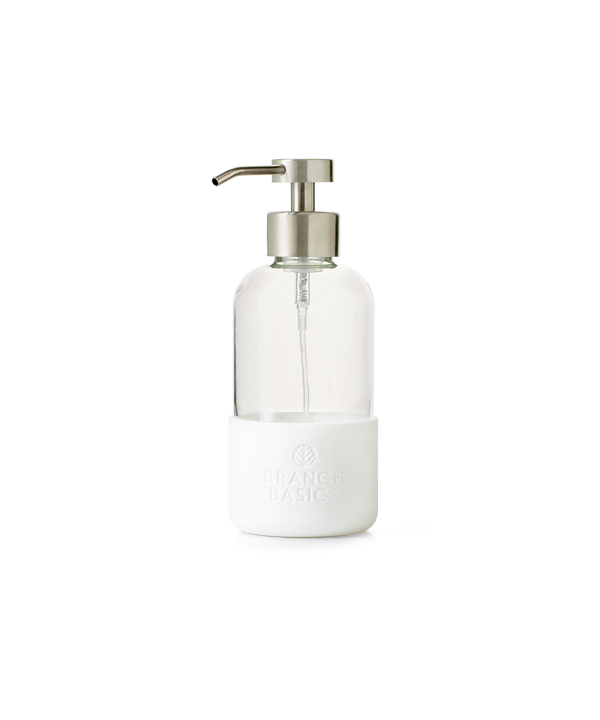 Foaming Wash Bottle (Single / Glass / Brushed Chrome) - View 1
