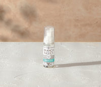 A mini-bottle of the Branch Basics Foaming Wash dispenser, displayed on a white surface and neutral background. - Thumbnail View 2

