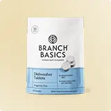 Branch Basics Dishwasher Tablets on a beige background