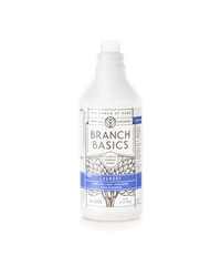 A refillable Plastic Laundry bottle, used to dilute and dispense Branch Basics Concentrate with water, displayed on a transparent background. - Thumbnail View 1
